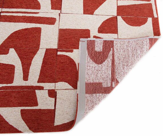 Louis De Poortere tapis Craft Papercut 9364 Rust back