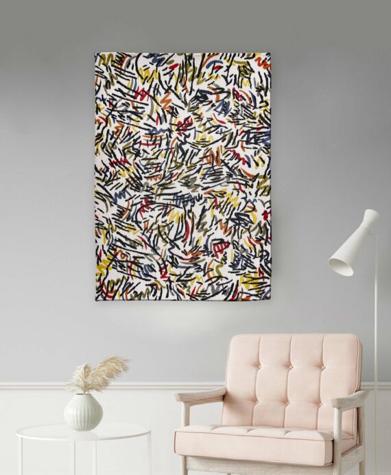 Louis De Poortere tapis LX 9144 Gallery Graffito Street Graph interior