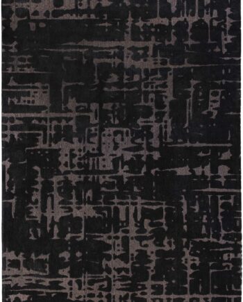 Louis De Poortere tapis LX 9200 Structures Baobab Black Water