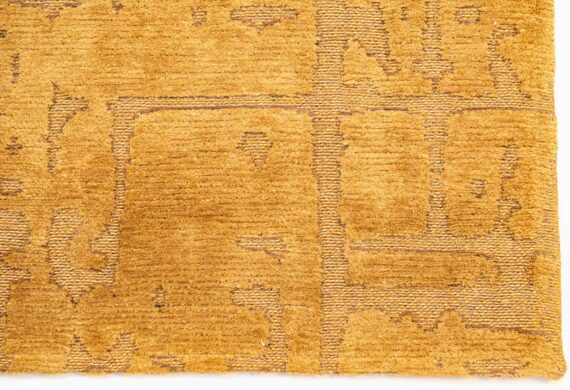 Louis De Poortere tapis LX 9201 Structures Baobab Madagascar Gold corner
