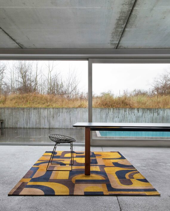 Louis De Poortere tapis LX 9210 Nuance Module Yellow Meyer interior 1