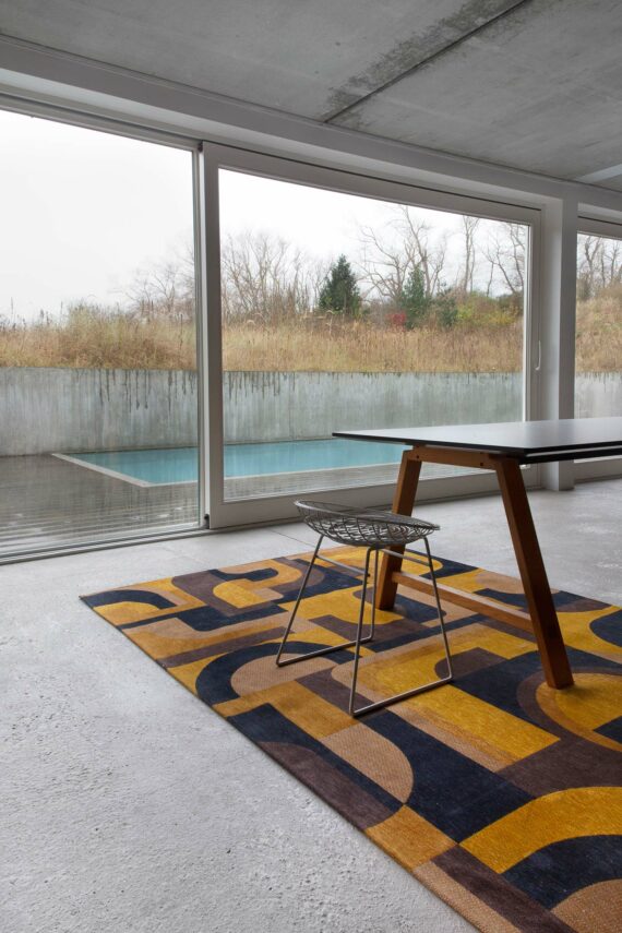 Louis De Poortere tapis LX 9210 Nuance Module Yellow Meyer interior 2