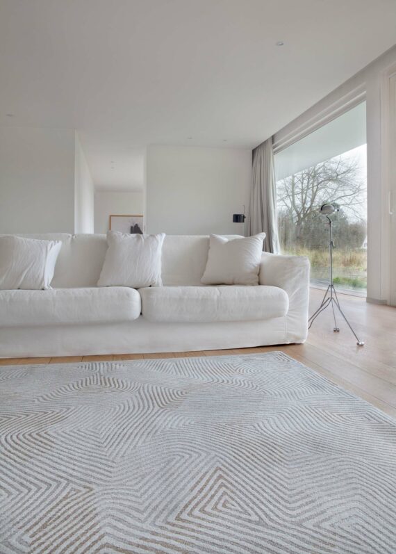 Louis De Poortere tapis LX 9228 Meditation Coral Oyster White interior 1