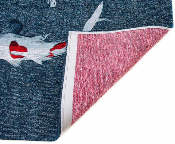 Louis De Poortere tapis Pop 9390 Japanese Pond back