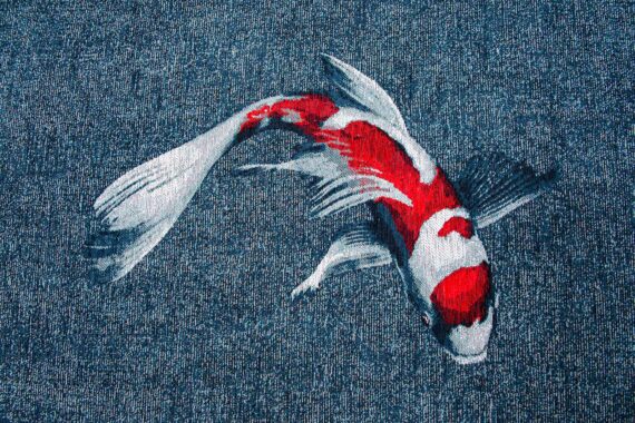 Louis De Poortere tapis Pop 9390 Japanese Pond zoom 5