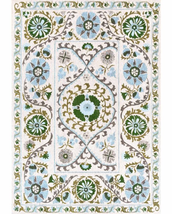 Louis De Poortere tapis Antiquarian Suzani 9732 Slavia