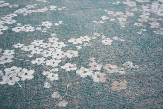 Louis De Poortere tapis Sakura 9850 Sakura Lake Blue zoom 2